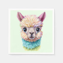 Färgfull Baby Lama