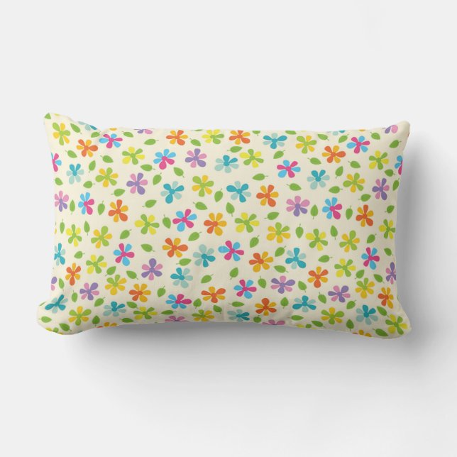 Färgfull Baby Pillow Lumbarkudde (Framsida)