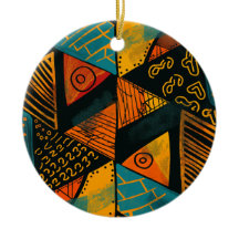 Färgfull bakgrund med afrikanska motiv