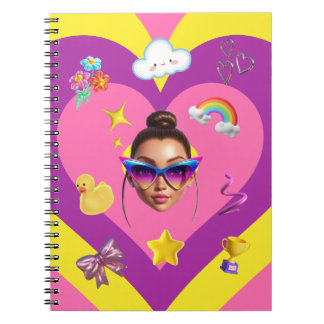 Färgfull bärbar Journal-dator Anteckningsbok