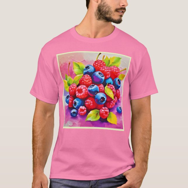 Färgfull berrysfest t shirt (Framsida)