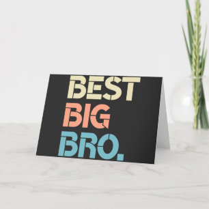 Färgfull Big Bro Fantastisk Big Brother Kort