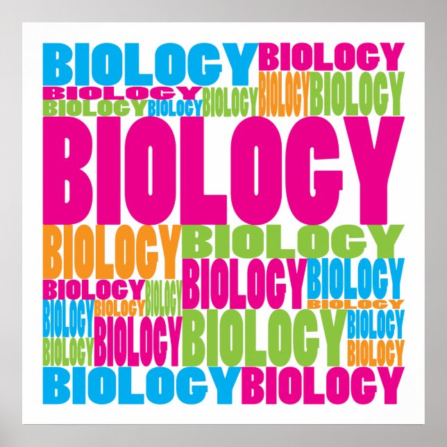 Färgfull biologi poster (Framsidan)