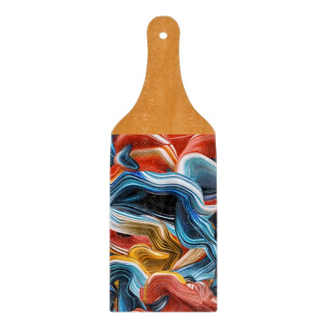 Färgfull blandning av Färg blå korallskärning (Framsidan)