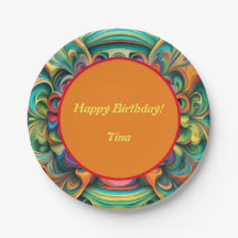 Färgfull blomma Boho