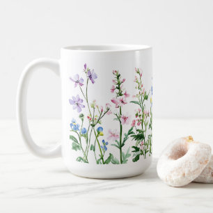 Färgfull blomma Gift Idea 🌸 kaffe mugg 15 oz