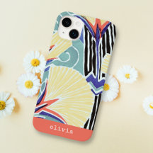 Färgfull Blommigt Abstrakt Art Mönster av E.A. Ség