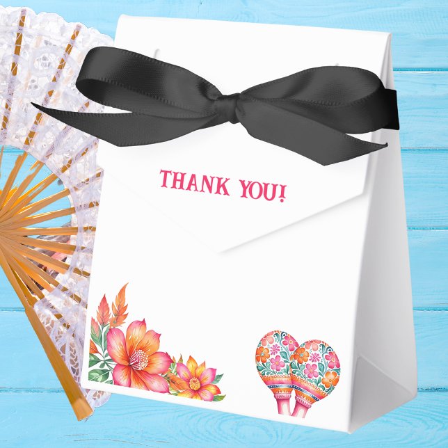 Färgfull Blommigt Fiesta Mexican Baby Shower Presentaskar (Skapare uppladdad)