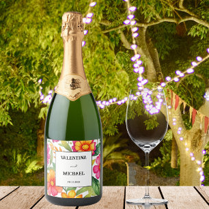 Färgfull Blommigt Fiesta Mexikanska Bröllop
