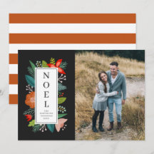 Färgfull Blommigt Ram | Noel | Foto-Helgdag