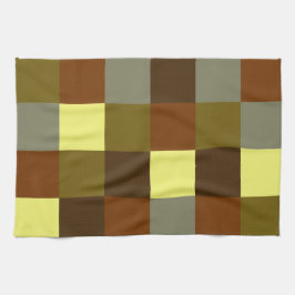 Färgfull buffelkontroll PCED Mönster Kökshandduk