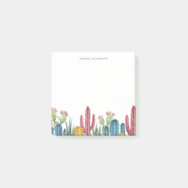 Färgfull Cacti Post-it Block
