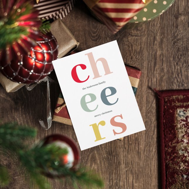 Färgfull Cheer-jul | GLAD HELG (Skapare uppladdad)
