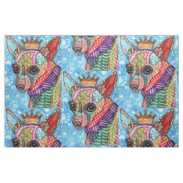 Färgfull Chihuahua Pop Art Fabric Tyg