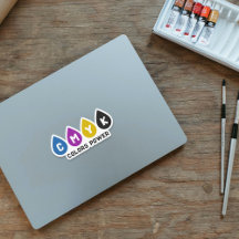 Färgfull CMYK Bläck-droppstift