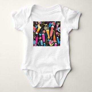 Färgfull cocktails Graphic Seamless Mönster T Shirt