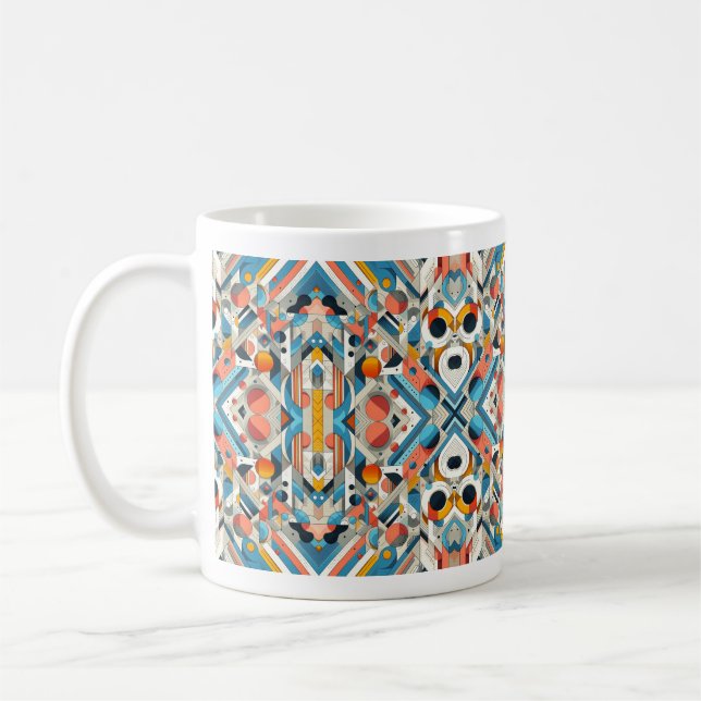Färgfull Contemporary Kaffemugg (Vänster)