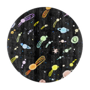 Färgfull Cosmic Celestial Splendor Mönster