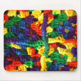 Färgfull Crochet Musmatta