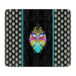 Färgfull cyan och svart Oracle Uggla