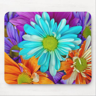 Färgfull Daisy Bouquet Musmatta