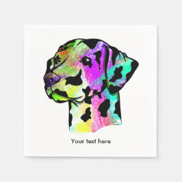 Färgfull Dalmatien Pappersservett