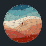 Färgfull dekoration i stil vågar darttavla<br><div class="desc">Färgbild av abstrakt stil (röd,  blå,  orange,  marinblå,  beige,  turkos) vinkar dekoration</div>