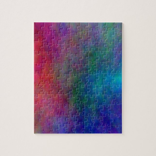 Färgfull digital abstrakt pussel (Vertikal)