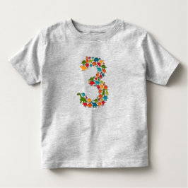 Färgfull Dinosaur Baby Shirt T