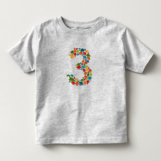 Färgfull Dinosaur Baby Shirt T