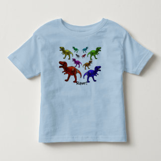 Färgfull Dinosaur Rawr! T-Skift Tröja