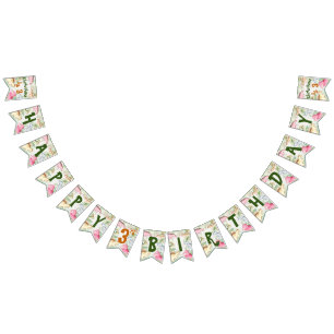 Färgfull dinosaur småbarn födelsedagsfest vimplar