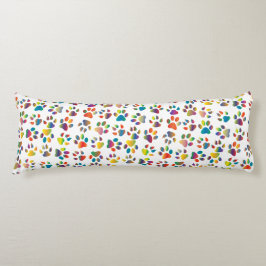 Färgfull Doggie Tass Body Pillow Kroppskudde