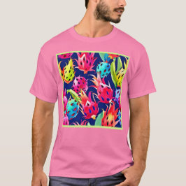 Färgfull Dragon Fruit T Shirt