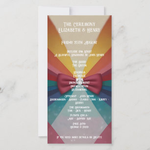 Färgfull Elegant Regbow Bröllop