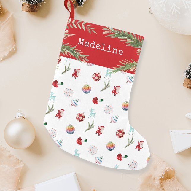 Färgfull enkel God jul Liten Julstrumpa (Skapare uppladdad)