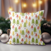 Färgfull, enkel, rustisk skogskonst Pinetree Art M