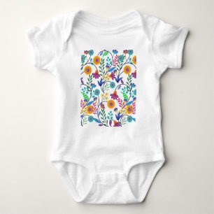 Färgfull exotisk Blommigt Bakgrund Mönster-23145 T Shirt
