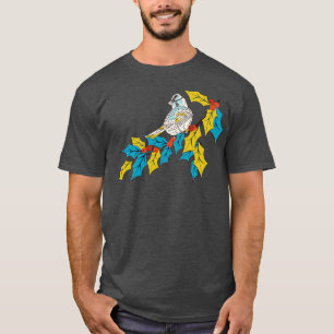 Färgfull fågeldesign i Holly T Shirt