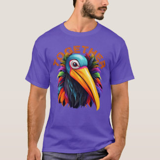 Färgfull fågelinspiration av Älskare art Vibrant B T Shirt