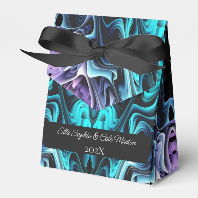 Färgfull fantasi presentaskar (Framsidan Sidan)