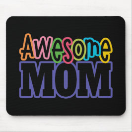 Färgfull Fantastisk Mamma Mors dag | Mousepad Musmatta