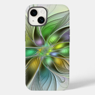 Färgfull Fantasy Flower Modern Abstrakt Fractal
