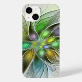 Färgfull Fantasy Flower Modern Abstrakt Fractal