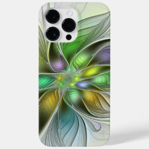 Färgfull Fantasy Flower Modern Abstrakt Fractal