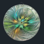Färgfull Fantasy Modern Abstrakt Flower Fractal Darttavla<br><div class="desc">En färglös och magisk fractal konstfantasyblomma, unik och psykedelisk. Utforma en dekorativ, ovanlig rityta för blommigt med mera.</div>