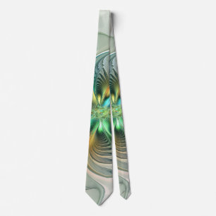 Färgfull Fantasy Modern Abstrakt Flower Fractal Slips
