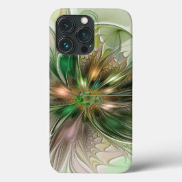 Färgfull fantasy Modern Abstrakt Fractal Flower