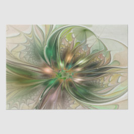 Färgfull fantasy Modern Abstrakt Fractal Flower