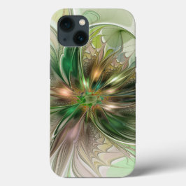 Färgfull fantasy Modern Abstrakt Fractal Flower